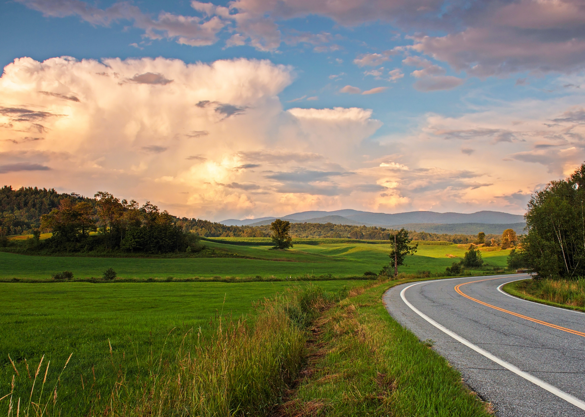 Landscape w road